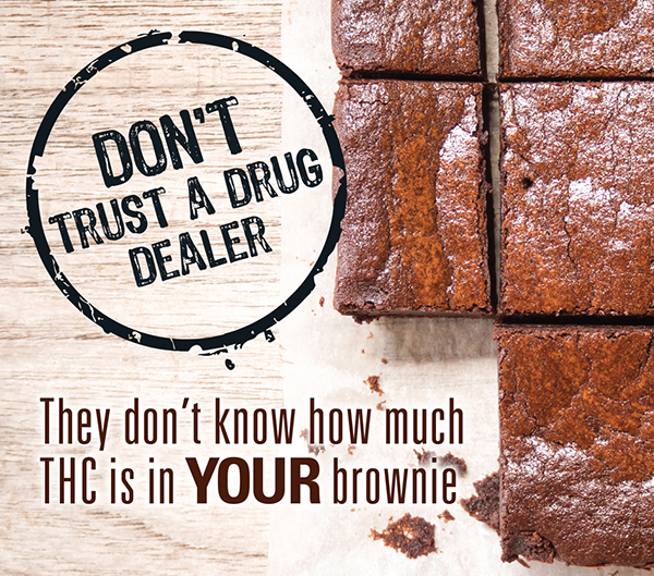 They don't know how much THC is in YOUR brownie